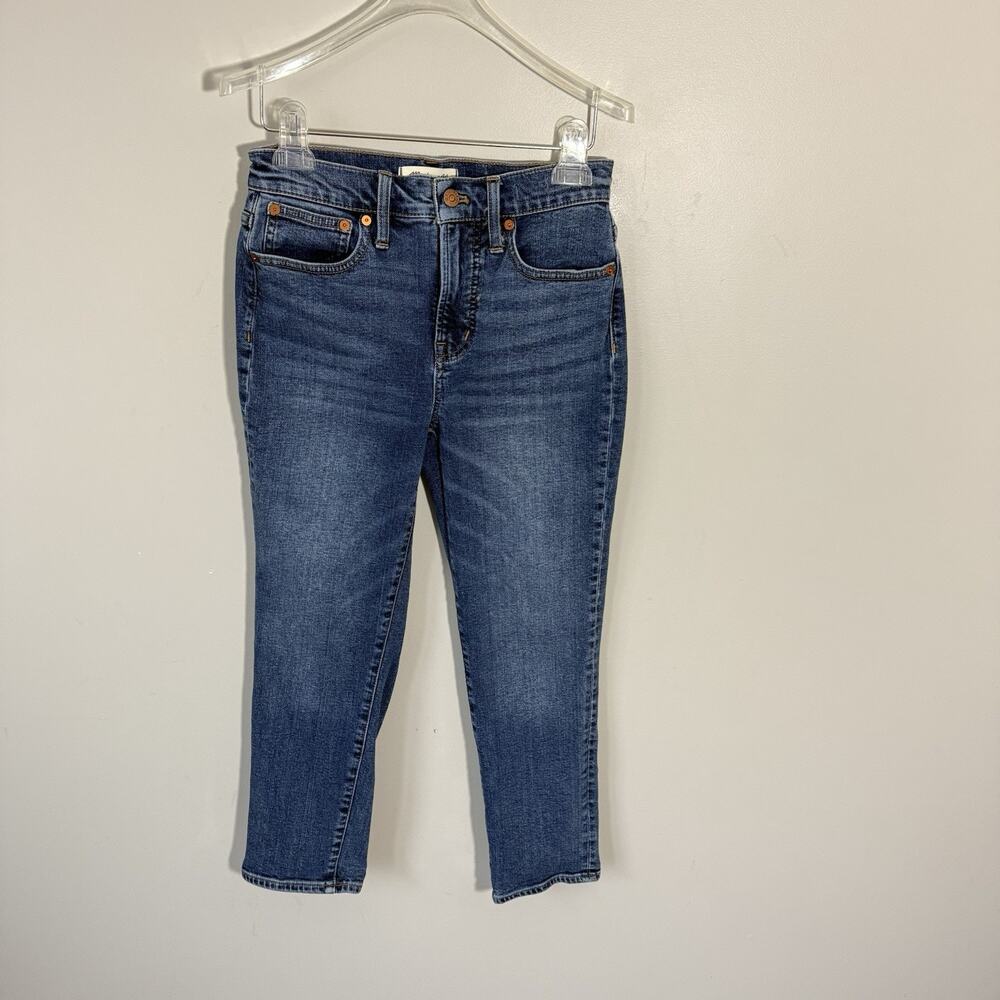 Madewell Jeans Women's 25 Petite The Perfect Vintage High Rise Blue Medium Wash
